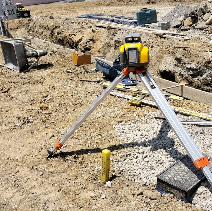 測量作業の様子